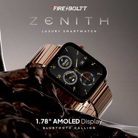 Fire-Boltt Zenith AMOLED,Luxury Smart Watch