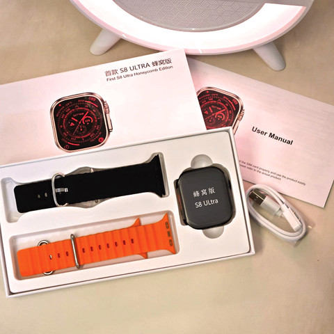 Veu S8 Ultra Android 4g Wifi Smart Watch Playstore Smartwatch