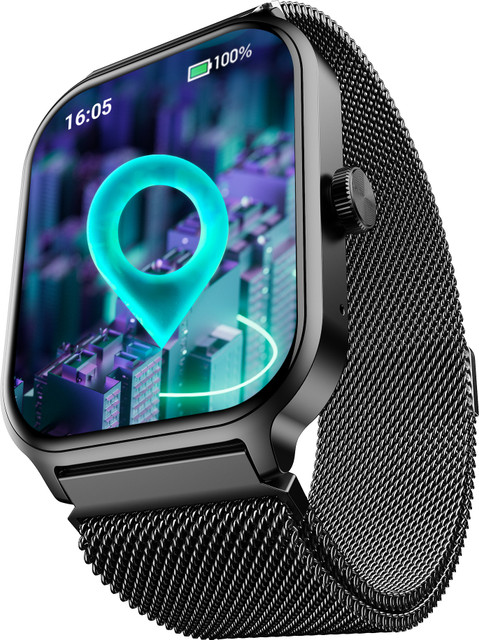 boAt Storm Call Plus w/ Turn by Turn Navigation, QR Tray,  HD Display Smartwatch