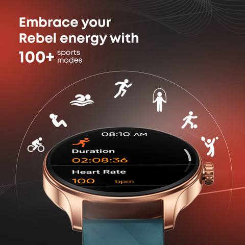 Fastrack XR1-1.38|BT Calling|Fast Charge|100+ Sports Mode|IP68
