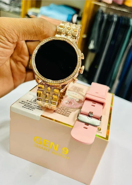 Engreve The Cross IX 511-9G wristband Green Oval Kundan Bracelet