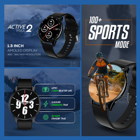 Premium Smartwatches Best Smart Watches Under 20000 Smartix Active - Main Image