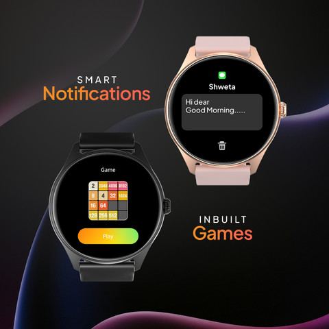 3Mi－Ki　0107 ♡ Fire-Boltt Ninja Talk 35.3mm (1.39) Round Bluetooth Calling