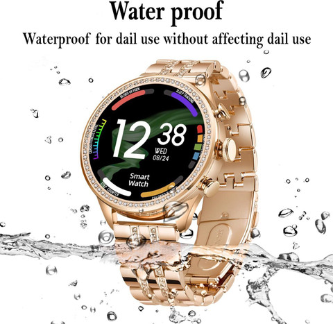 Hectic Luxury Gen9 smart watch for girls with Calling straps Sports Modes  IP67 Women Smartwatch