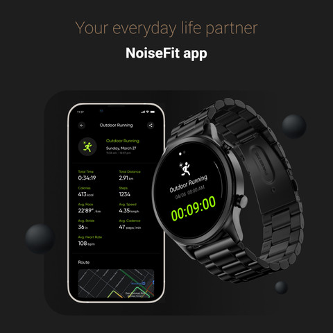 Noise Evolve AMOLED Always-On Display with Bluetooth
