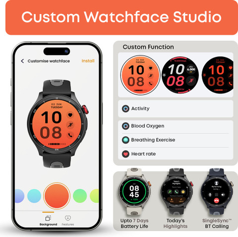 Titan Celestor|India's Most Accurate In-Built GPS  |Altimeter|Barometer|Compass|Strava Smartwatch