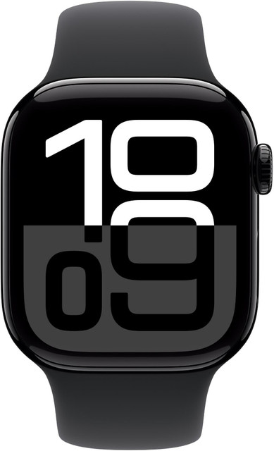Apple Watch Series 10 GPS 42mm Jet Black Aluminium with Sport Band