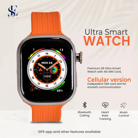 SEHUB The Premium Smart Watch is packed with power: 4G/5G SIM, 8GB
