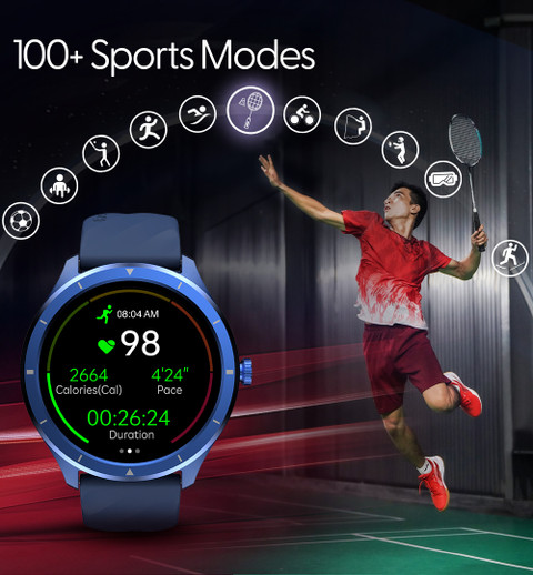 Fastrack Blazing Fast UI|Working Crown| Smartwatch