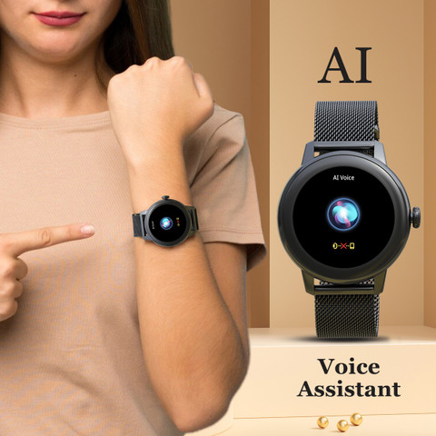 Maxima Max Pro Bliss Super HD Display, BT Calling, 600 Nits, AI Voice  Assistant Smartwatch