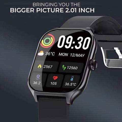 WristHive Hive-H9 LAXASFIT 2.01 Smartwatch - Image 6