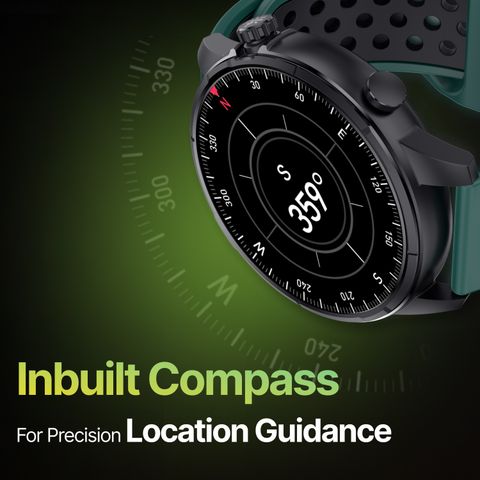 Cult Velocity with Built-in Turbo Track GPS,1.4'' AMOLED Display ...