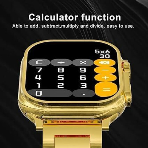 Hectic Luxury Golden Ultra Smart Watch For men with calling