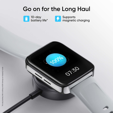 realme Watch Pro AMOLED 368 x 448p Hi-res Smart AOD with