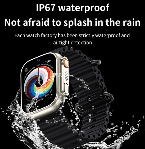 Screen Guard Wifi Only Smart Watch Maavi New S8 ULTRA Smart