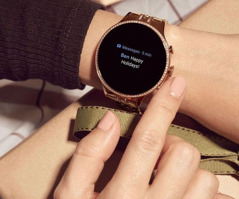 Rose Gold Smart Watch With Mesh Band Philo GEN-9 Rose Gold