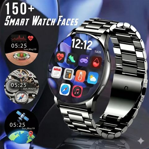 GameSir Active 2 Round Smartwatch (Black Strap, Free Size) - Image 6