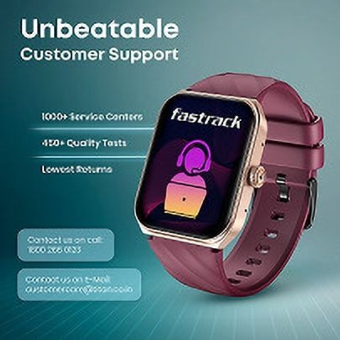 Fastrack Revoltt X2 with BT Calling|Rotating Crown|60 Hz