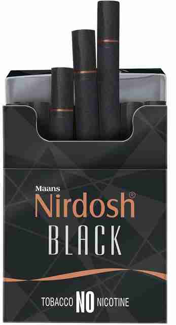 Nirdosh Black Herbal Sticks | Tobacco & Nicotine Free Botanical Blend  Smoking Cessations Price in India - Buy Nirdosh Black Herbal Sticks