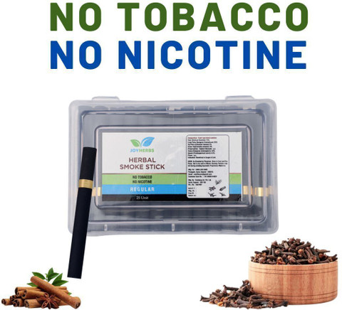 cbd herbal cigarettes JOYHERBS REGULAR Herbal Cigarettes, Delicate Taste 25-Stick Flip Top Pack  Smoking Cessations Price in India