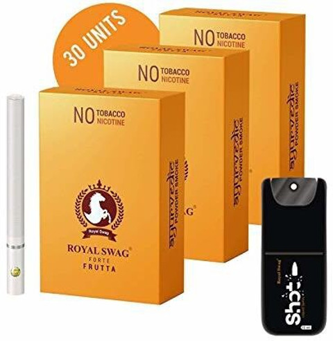 ROYAL SWAG Ayurvedic Herbal Cigarette, Frutta Flavour Smoke