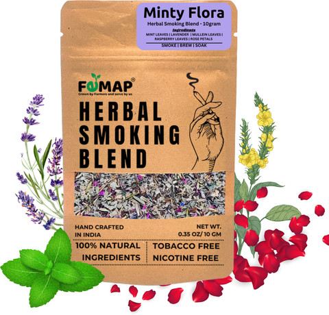 tobacco free smoking mix FEMAP Herbal Smoking Blend-100% Natural Tobacco, Nicotine Free with Natural  Herbs Smoking Cessations Price in India