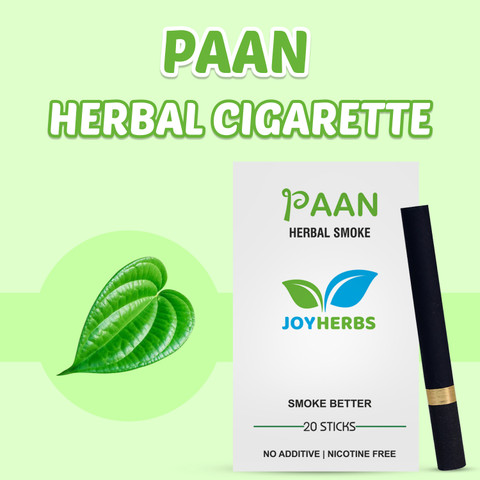 JOYHERBS Herbal Cigarettes Nicotine - Free Refreshing Breeze and PAAN Flavour (40 Sticks) Smoking Cessations Price in India - Buy JOYHERBS Herbal Cigarettes Nicotine