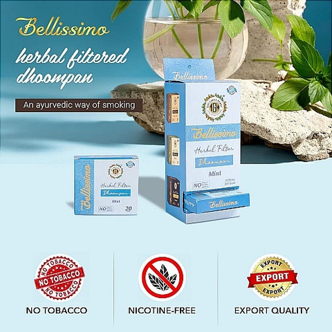 non tobacco cigarettes in india Bellissimo Herbal Cigarette No Nicotine No Tobacco Mint Flavor (2 Pack of 40 Sticks) Smoking Cessations Price in India non tobacco cigarettes in india Bellissimo Herbal Cigarette No Nicotine No Tobacco Mint Flavor (2 Pack of 40 Sticks) Smoking Cessations Price in India