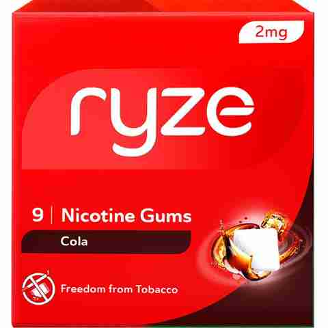 Ryze 2mg Cola Flavor Nicotine Gum, Pack of 9 - Image 5