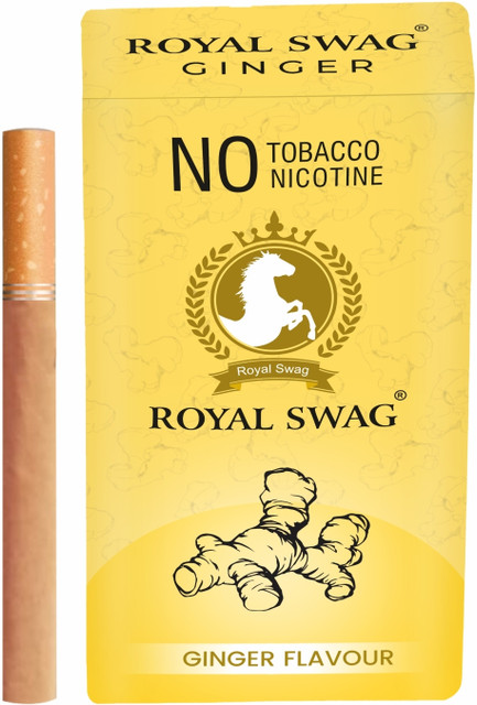 ROYAL SWAG Ayurveda Herbal Cigarettes 20 Sticks (Ginger, Mint