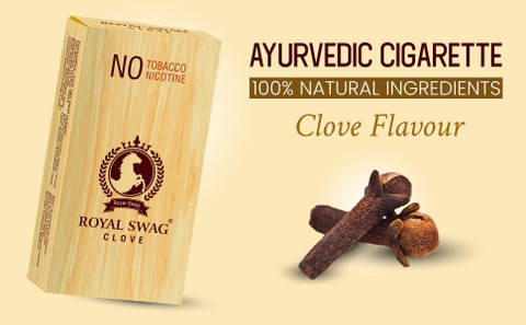 ROYAL SWAG Herbal Cigarettes PAAN Flavoured(20 Sticks) King Size Ayurvedic  Dhumapana Smoking Cessations Price in India