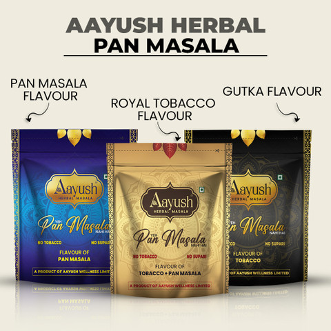 Aayush Herbal Paan Masala - Tobacco Flavor Smoking Cessations Price in  India - Buy Aayush Herbal Paan Masala
