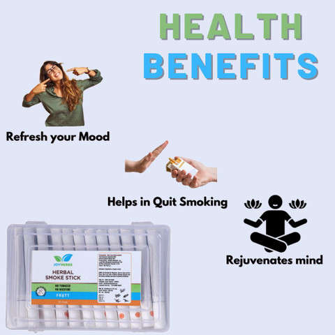 JOYHERBS Frutta 25 CIGARETTES NO Nicotine NO Tobacco Smoking Cessations  Price in India