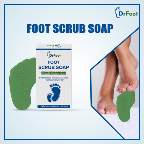 Dr Foot Foot Scrub Soap Repair Dry Cracked Heels Calluses