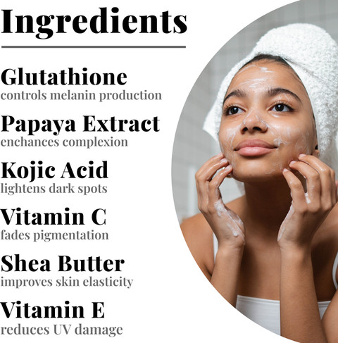 glutathione kumkumadi skin whitening soap reviews Lebotaniques Glutathione Skin Brightening & Lightening Bathing soap with  Papaya, Pack of 1