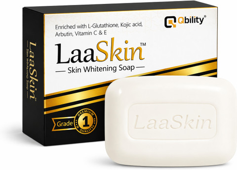 LaaSkin Skin Lightening Soap with Glutathione & Arbutin With Vitamin C & Vitamin E