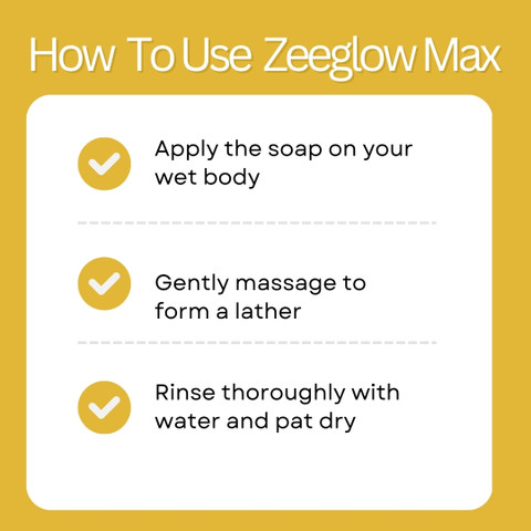 zeeglow max kojic acid and glutathione soap Zeeglow Max Glutathione Soap With Kojic | Glutathione Skin Whitening Soap | Kojic  Glutathione Soap main image 1