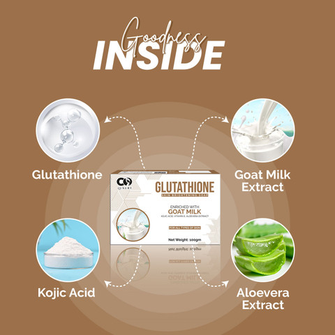 glutathione goat milk soap CO Luxury Glutathione Goat Milk Skin Brightening Soap | Kojic Acid,Aloevera Extract - Price in India, Buy CO Luxury Glutathione Goat Milk Skin Brightening Soap