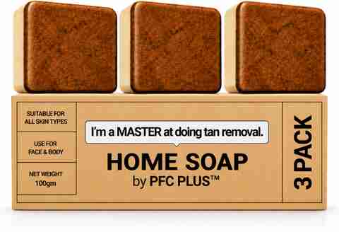 PFC PLUS DeTan & Brightening Soap, Pack of 3 · 100 g (300 g total) - Image 5