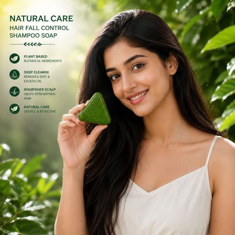 ECLIGHT Herbal Hair Care Shampoo Soap Pack of 5 · 100 g (500 g total) - Image 7