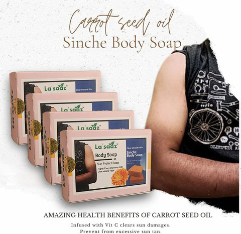 La'saaz Sinche Bath and Body Soap (Pack of 4) - Price in India