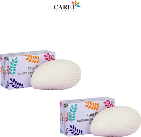 Caret Organic Glutathione & Vitamin C Soap For Nourishes & Rejuvenate-Dermatogically Tested