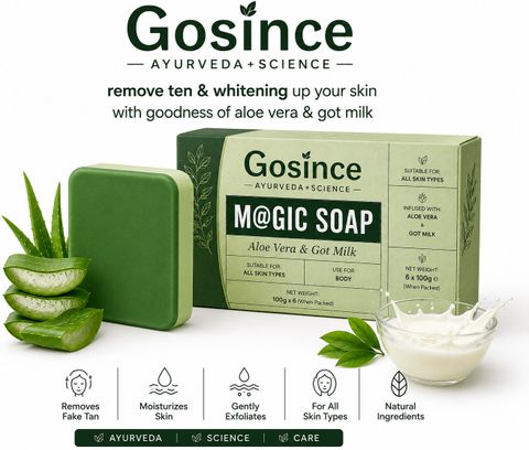 Gosince Aloe Vera + Goat Milk – Hydrating, Brightening & Gentle Skin