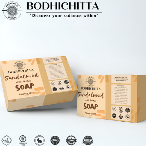 Bodhichitta Sandalwood & Glutathione Soap For Radiant, Glowing, And shinning Skin