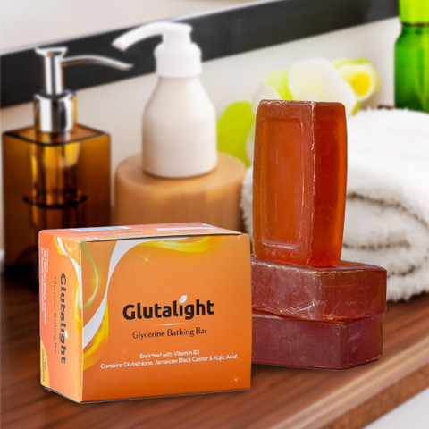 Glutalight Glycerin Brightening Soap with Kojic Acid for Nourishment