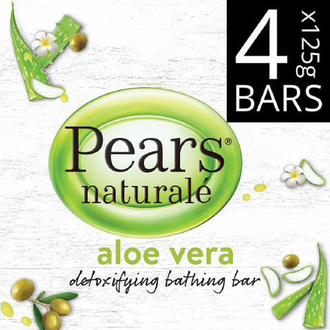 Pears Natural Aloe Vera Detoxifying Soap Bar Price in India, Buy
