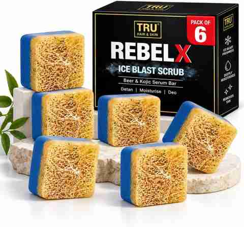 Tru Hair Reblex DeTan Soap | Menthol Ice Cool Refreshing Bathing Bar (6 x 16.67 g) - Image 3
