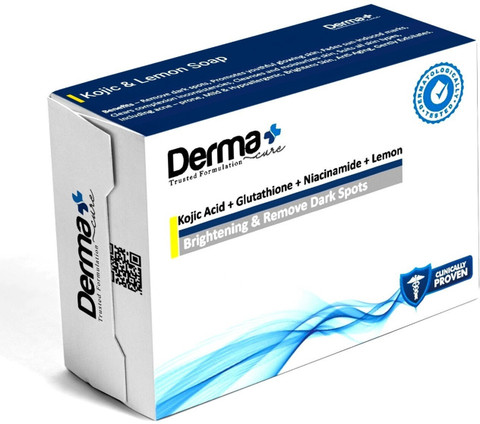 Derma Kojic Acid+Glutathione+Niacinamide Lemon Soap Get Brightening &  Remove Dark Spot - Price in India, Buy Derma Kojic Acid+Glutathione+ Niacinamide Lemon Soap Get Brightening & Remove Dark Spot Online In India,  Reviews, Ratings