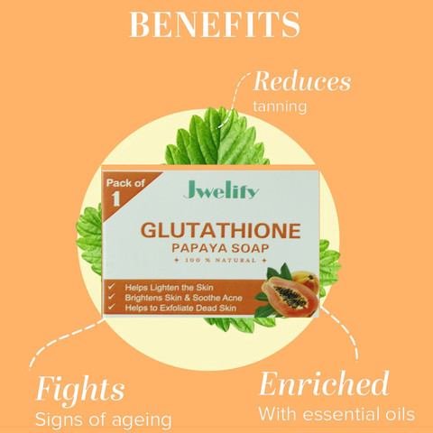 nature essentials glutathione whitening soap ✨ Achieve your glow with our powerful soap! 🌟 Discover the benefits of: 🌿  Kojic Acid: Brightens skin tone and reduces dark spots. 💧 Glutathione:  Antioxidant powerhouse that fights free radicals. 🌼 main image 0