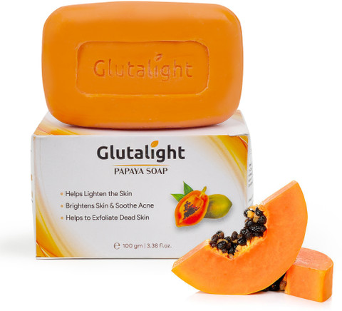 Glutalight Papaya Soap with Glutathione for Brightening, Even Tone & DeTan - Price in India, Buy Glutalight Papaya Soap with Glutathione for Brightening, Even Tone & DeTan Online In India, Reviews, Ratings Glutalight Papaya Soap with Glutathione for Brightening, Even Tone & DeTan - Price in India, Buy Glutalight Papaya Soap with Glutathione for Brightening, Even Tone & DeTan Online In India, Reviews, Ratings